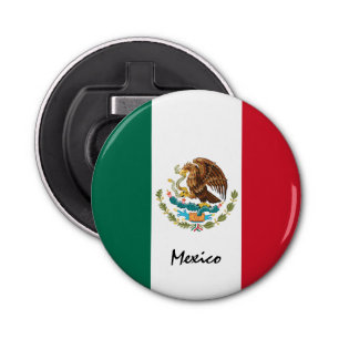 Abrebotellas Bandera mexicana y bebida deportiva/fiesta mexican