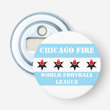 Bandera moderna vintage de Chicago Fire