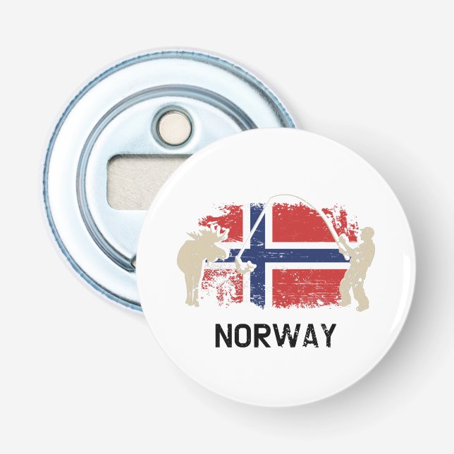 Abrebotellas Bandera noruega (Anverso)
