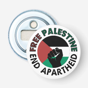 Abrebotellas Bandera Palestina del Apartheid