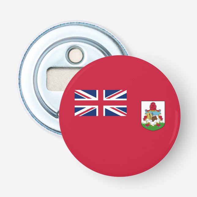 Abrebotellas Bandera patriótica de las Bermudas (Anverso)