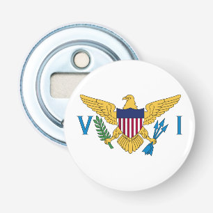 Abrebotellas Bandera patriótica de las Islas Vírgenes Estadouni