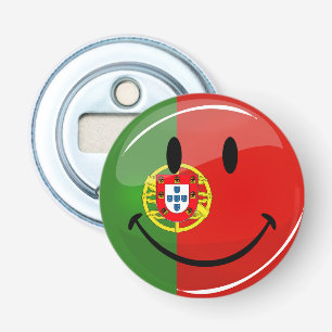 Abrebotellas Bandera portuguesa sonriente