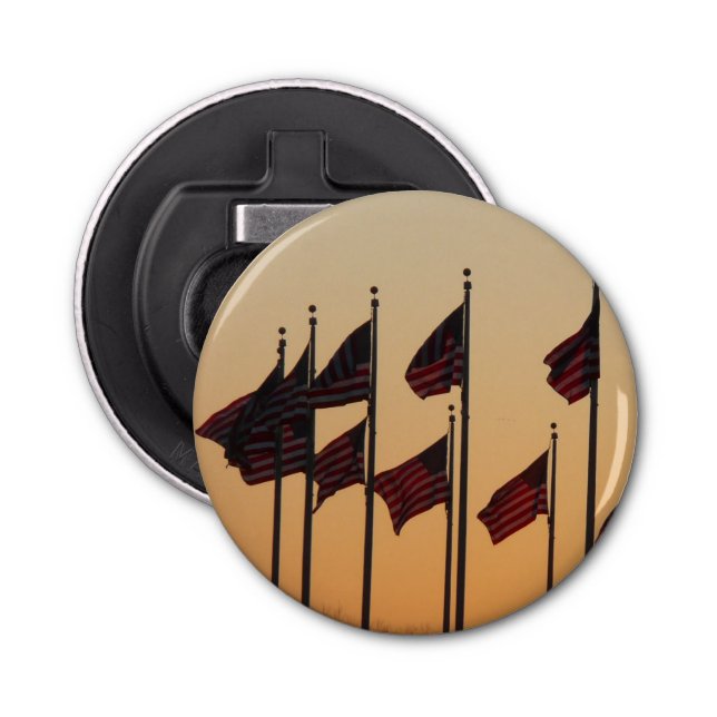 Abrebotellas Banderas del Sunset American Patriotic USA (Anverso)