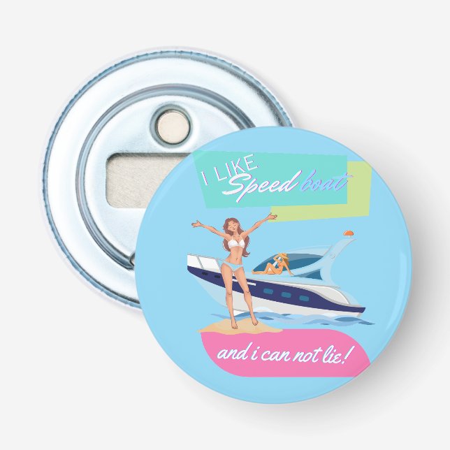 Abrebotellas barco de velocidad (Anverso)