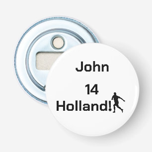 Abrebotellas Barware atlético personalizado con nombre Holland