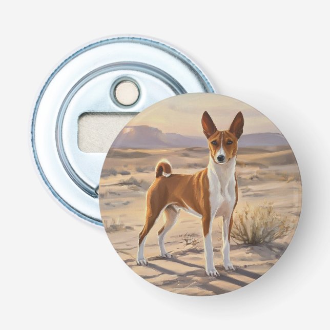 Abrebotellas Basenji (Anverso)
