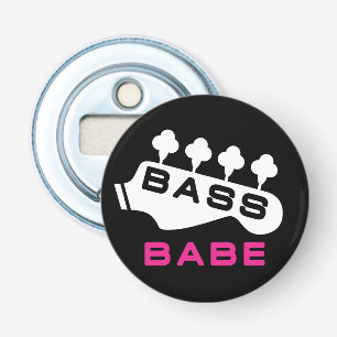 Abrebotellas Bass Babe Gift Para El Chica Bassiste