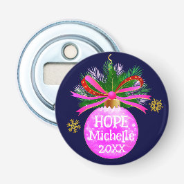 Abrebotellas Baudible de cinta rosada