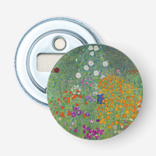 Abrebotellas Bauerngarten, Pintura al óleo, Gustav Klimt