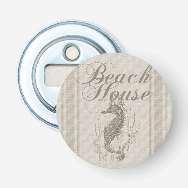 Abrebotellas Beach House Seahorse Seashore (Anverso)