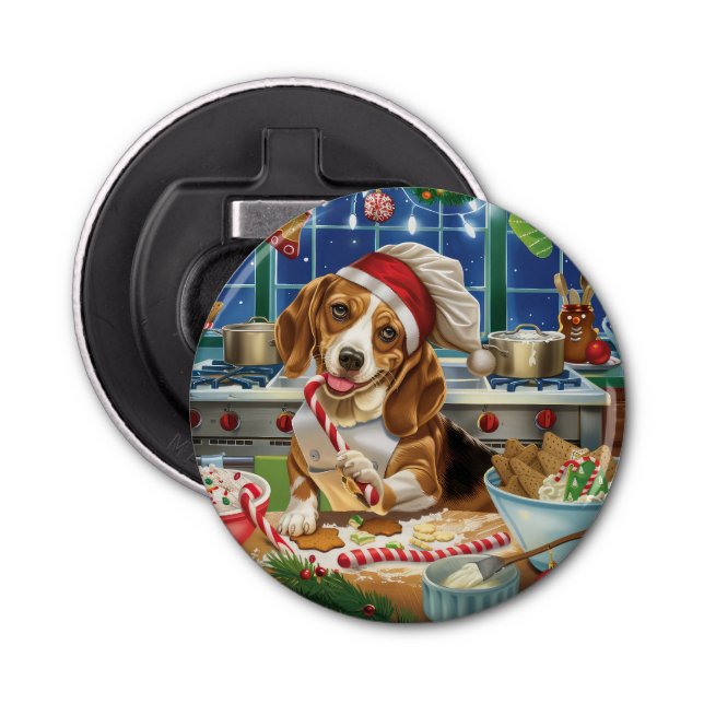 Abrebotellas Beagle Holiday Baking: Navidades festivos (Anverso)