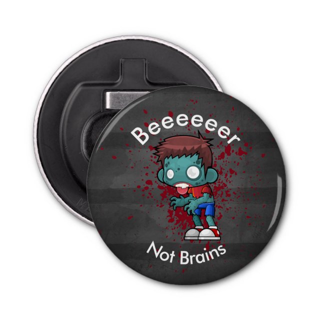 Abrebotellas Beeeeeer Not Brains Zombie (Anverso)