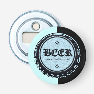 Abrebotellas BEER - Frasco Cap Lite azul y negro