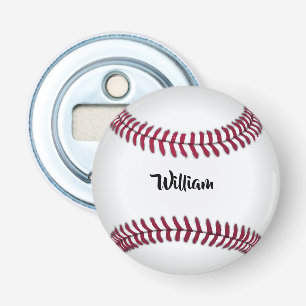 Abrebotellas Béisbol con nombre personalizado