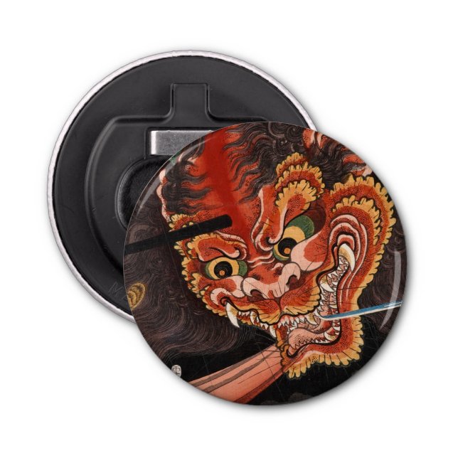 Abrebotellas Bella Artes Yokai Oni King Shutendoji (Anverso)