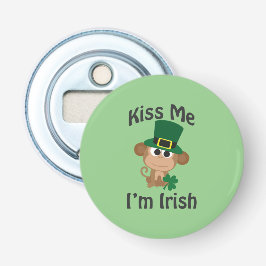 Abrebotellas ¡Bésame, soy irlandés! Mono