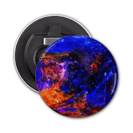 Abrebotellas Bestia Azul Corriendo Fuego