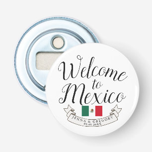Abrebotellas Bienvenidos a México   Boda de Destino Personaliza