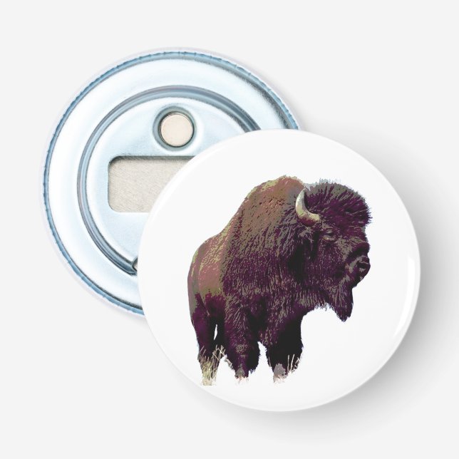 Abrebotellas Bison Búfalo  (Anverso)