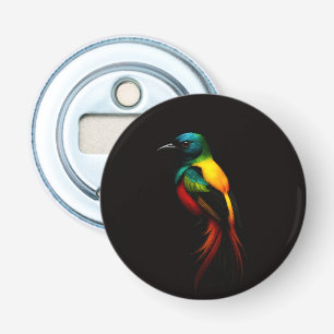 Abrebotellas Black 4 Luxe con Rainbow Bird