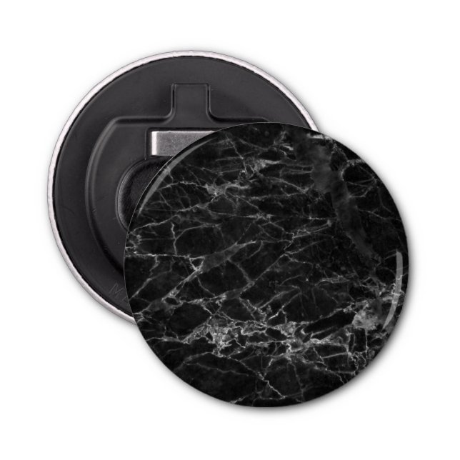 Abrebotellas Black Marble Stone Look (Anverso)