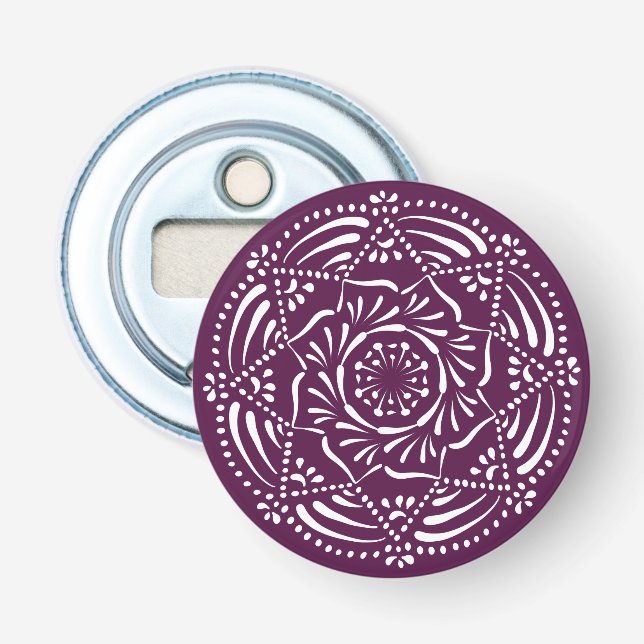 Abrebotellas Blackberry Mandala (Anverso)