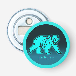 Abrebotellas Blue Kodiak Bear