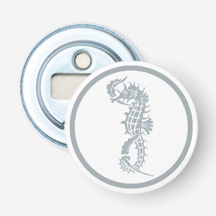 Abrebotellas Blue Seahorse Blue Classic Nautical Elegant