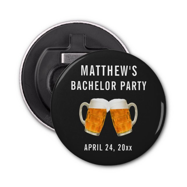 Abrebotellas Boda Bachelor Favor Beer Cheers (Anverso)