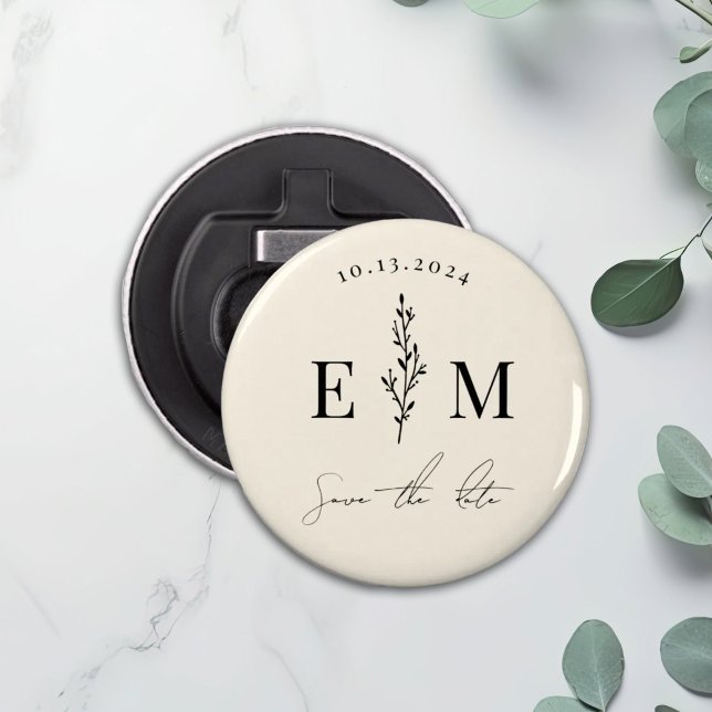 Abrebotellas Boda de ducha de parejas personalizada guardar la  (Subido por el creador)