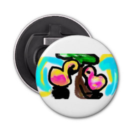 Abrebotellas Boda de flamencos rosados