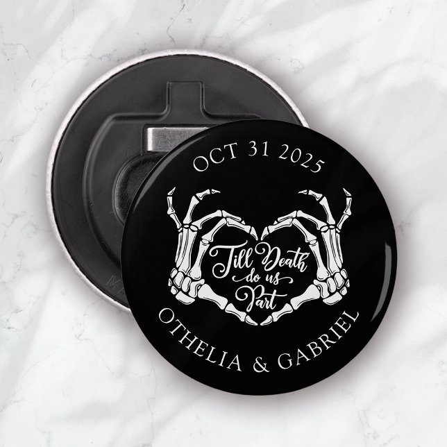 Abrebotellas Boda de Halloween Góticano Negra (Subido por el creador)