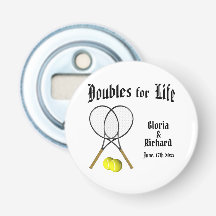 Boda de tenis en Doubles for Life