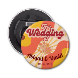 Abrebotellas Boda de Vintage Retro Vibes