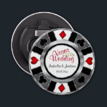 Abrebotellas Boda estilo Las Vegas Plata, Gris, Blanco y Rojo<br><div class="desc">Abrebotellas. Personalice El Boda De Estilo De Las Vegas: Plata, Gris, Blanco Y Rojo. 📌 Si necesita más personalización, haga clic en el botón "Haga clic para más Personalizares" o "Personalizar o Editar diseño" y utilice nuestra herramienta de diseño para cambiar el tamaño, rotar, cambiar el color del texto, agregar...</div>