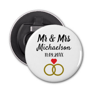 Abrebotellas Boda personalizado