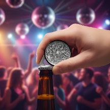 Bola de Discoteca de Plata Retro - Bola de Espejo