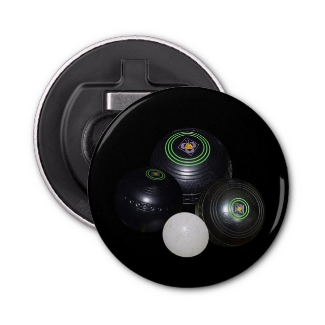 Abrebotellas Bolas De Césped Juguemos, Apertura De Botella Magn (Anverso)