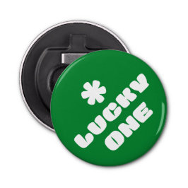 Abrebotellas Botella de botón Apertura Lucky Uno