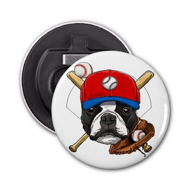 Abrebotellas Botella de botón de los amantes del perro abierta  (Anverso)