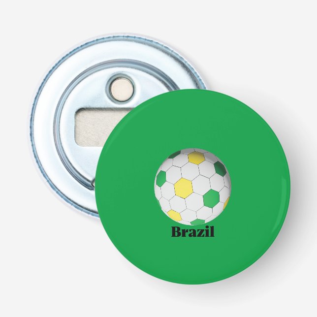 Abrebotellas Brazil Soccer (Anverso)