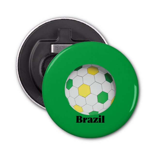 Abrebotellas Brazil Soccer (Anverso)