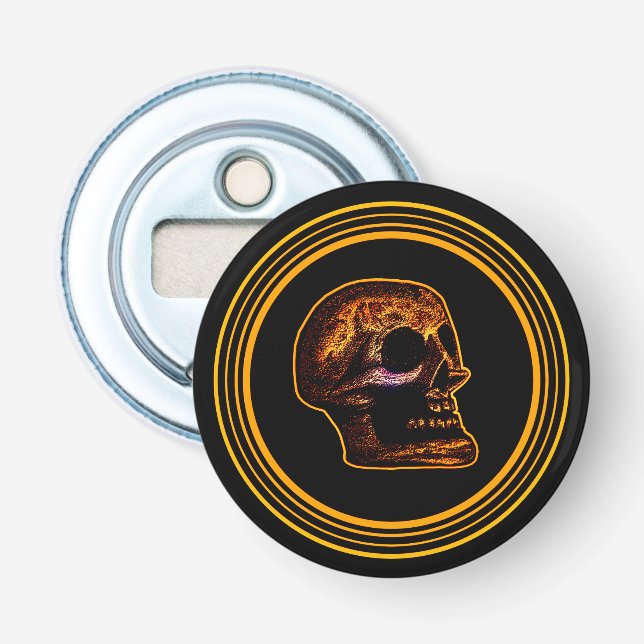 Abrebotellas Bronce de oro de cráneo (Anverso)