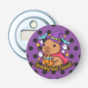 Abrebotellas Bruja Capybara Espeluznante pero Dulce Halloween