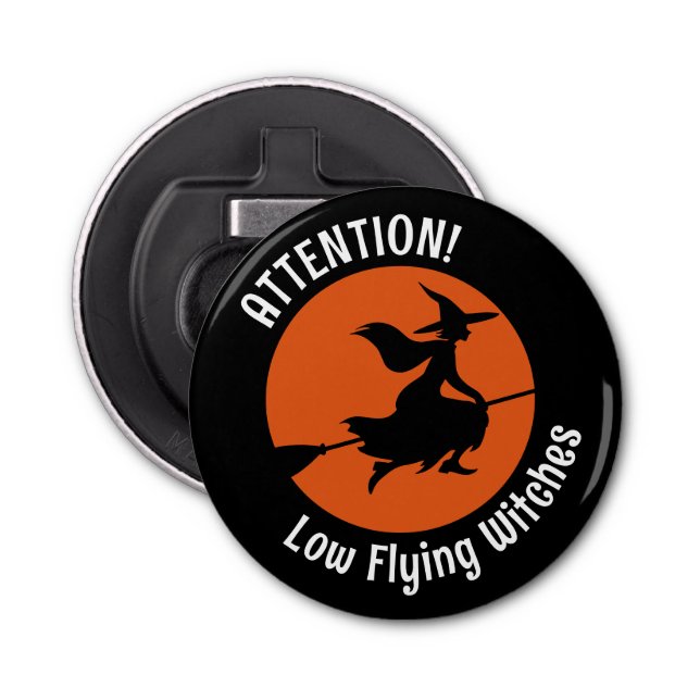 Abrebotellas Bruja en la habitación (Anverso)