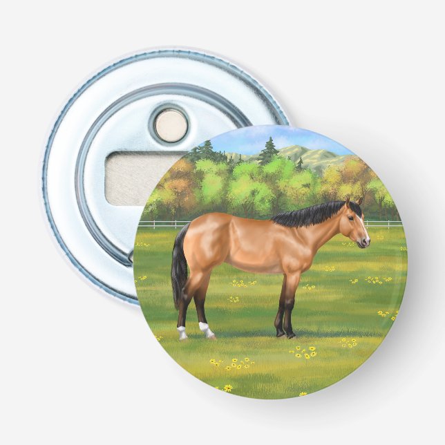 Abrebotellas Buckskin Dun Quarter Horse (Anverso)