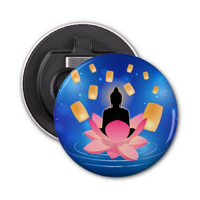 Abrebotellas Buda Vesak Day en Lotus Lantern Vaisakha (Anverso)