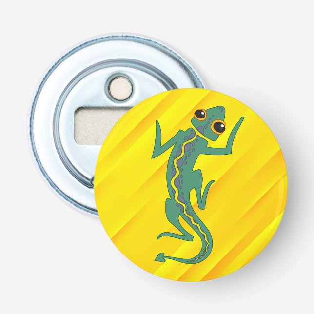 Abrebotellas Buggi Green Lizard Artistic Clipart-27847 (Anverso)
