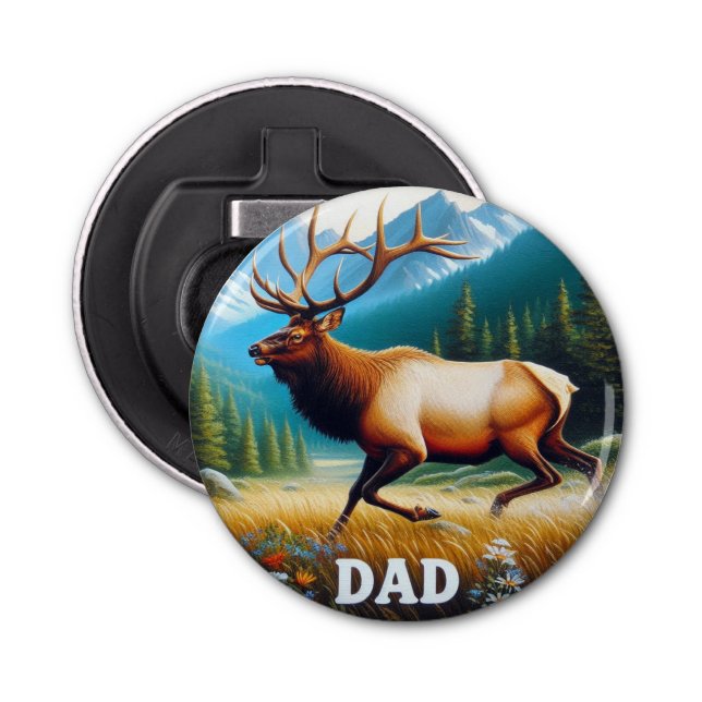 Abrebotellas Bull Elk Dad (Anverso)